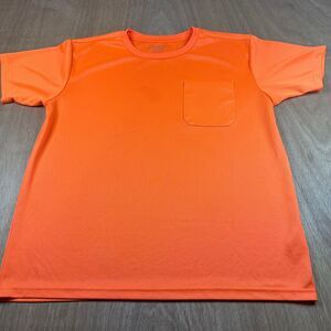 Bass Creek Outfitters T Shirt Mens Large Orange Pocket Tee